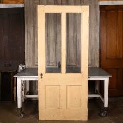 #54554 - 36x83&nbsp;Antique&nbsp;2&nbsp;Lite&nbsp;Wood&nbsp;Entry&nbsp;Door&nbsp;image