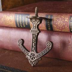 #54660 - Salvaged&nbsp;Ornate&nbsp;Cast&nbsp;Iron&nbsp;Wardrobe&nbsp;Hook&nbsp;image