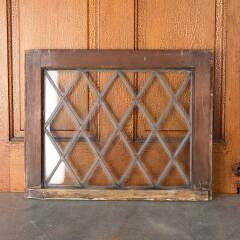 #54684 - 25x19&nbsp;Antique&nbsp;Leaded&nbsp;Glass&nbsp;Window&nbsp;Sash&nbsp;image