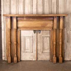 #54704 - 60X48&nbsp;Antique&nbsp;Wood&nbsp;Fireplace&nbsp;Mantel&nbsp;image
