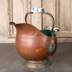 #54816 - Antique&nbsp;Copper&nbsp;Coal&nbsp;Scuttle&nbsp;Bucket&nbsp;image