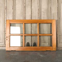 #54854 - 36x22&nbsp;Antique&nbsp;6&nbsp;Lite&nbsp;Wood&nbsp;Transom&nbsp;Window&nbsp;image