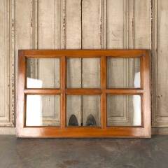 #54859 - 36x22&nbsp;Antique&nbsp;6&nbsp;Lite&nbsp;Wood&nbsp;Transom&nbsp;Window&nbsp;image