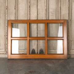 #54860 - 36x24&nbsp;Antique&nbsp;6&nbsp;Lite&nbsp;Wood&nbsp;Transom&nbsp;Window&nbsp;image