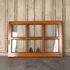 #54862 - 36x24&nbsp;Antique&nbsp;6&nbsp;Lite&nbsp;Wood&nbsp;Transom&nbsp;Window&nbsp;image