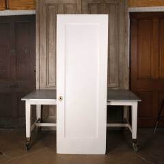 #54930 - 29x83&nbsp;Antique&nbsp;1&nbsp;Panel&nbsp;Wood&nbsp;Interior&nbsp;Door&nbsp;image