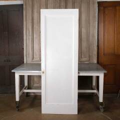 #54951 - 28x79&nbsp;Antique&nbsp;1&nbsp;Panel&nbsp;Wood&nbsp;Interior&nbsp;Door&nbsp;image