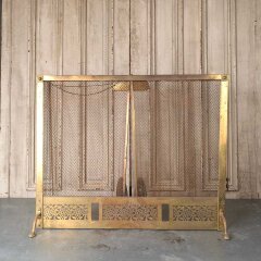 #54978 - 38x31&nbsp;Antique&nbsp;Brass&nbsp;Fireplace&nbsp;Ember&nbsp;Screen&nbsp;image
