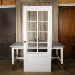 #54982 - 36x84&nbsp;Antique&nbsp;8&nbsp;Lite&nbsp;Wood&nbsp;Storm&nbsp;Door&nbsp;image