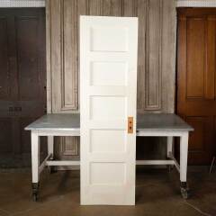 #54990 - 24x79&nbsp;Antique&nbsp;5&nbsp;Panel&nbsp;Interior&nbsp;Wood&nbsp;Door&nbsp;image