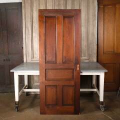 #55013 - 30x77&nbsp;Antique&nbsp;5&nbsp;Panel&nbsp;Pine&nbsp;Interior&nbsp;Door&nbsp;image