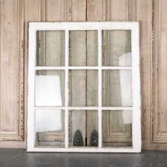 #55015 - 32x37&nbsp;Antique&nbsp;Divided&nbsp;9&nbsp;Lite&nbsp;Wood&nbsp;Window&nbsp;image