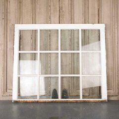 #55017 - 44x38&nbsp;Antique&nbsp;Divided&nbsp;12&nbsp;Lite&nbsp;Wood&nbsp;Window&nbsp;image