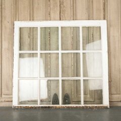 #55018 - 40x38&nbsp;Antique&nbsp;Divided&nbsp;12&nbsp;Lite&nbsp;Wood&nbsp;Window&nbsp;image