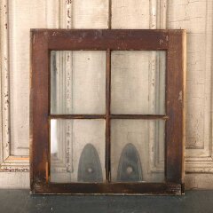 #55020 - 18x20&nbsp;Antique&nbsp;Divided&nbsp;4&nbsp;Lite&nbsp;Wood&nbsp;Window&nbsp;image
