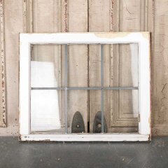 #55034 - 28x23&nbsp;Divided&nbsp;6&nbsp;Lite&nbsp;Leaded&nbsp;Glass&nbsp;Window&nbsp;image