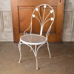 #55044 - Vintage&nbsp;Metal&nbsp;Wire&nbsp;Garden&nbsp;Chair&nbsp;image