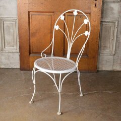 #55045 - Vintage&nbsp;Metal&nbsp;Wire&nbsp;Garden&nbsp;Chair&nbsp;image
