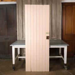 #55107 - 29x81&nbsp;Antique&nbsp;Painted&nbsp;Wood&nbsp;Beadboard&nbsp;Door&nbsp;image