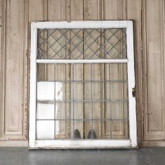 #55249 - 34x42&nbsp;Antique&nbsp;Leaded&nbsp;Glass&nbsp;Window&nbsp;Sash&nbsp;image