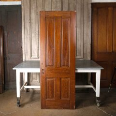 #55265 - 28x77&nbsp;Salvaged&nbsp;Antique&nbsp;4&nbsp;Panel&nbsp;Interior&nbsp;Door&nbsp;image