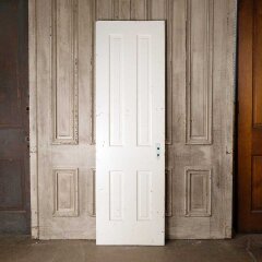 #55267 - 24x78&nbsp;Salvaged&nbsp;Antique&nbsp;4&nbsp;Panel&nbsp;Interior&nbsp;Door&nbsp;image