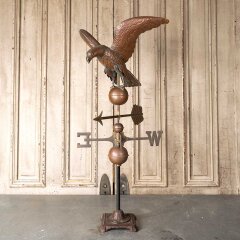 #55354 - Vintage&nbsp;Copper&nbsp;Bald&nbsp;Eagle&nbsp;Weathervane&nbsp;image