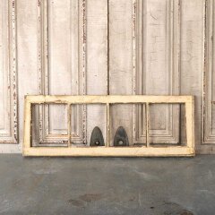 #55460 - 34x12&nbsp;Antique&nbsp;Divided&nbsp;4&nbsp;Lite&nbsp;Wood&nbsp;Window&nbsp;image