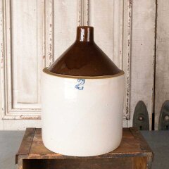 #55574 - Antique&nbsp;2&nbsp;Gallon&nbsp;Stoneware&nbsp;Jug&nbsp;Crock&nbsp;image
