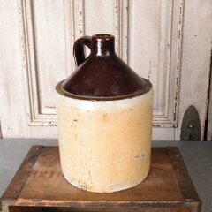 #55575 - Antique&nbsp;1&nbsp;Gallon&nbsp;Stoneware&nbsp;Jug&nbsp;Crock&nbsp;image