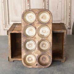 #55579 - 14x7&nbsp;Antique&nbsp;EKCO&nbsp;8&nbsp;Muffin&nbsp;Tin&nbsp;Pan&nbsp;image