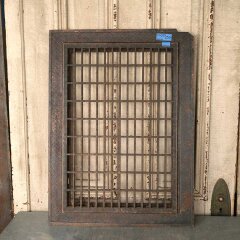 #55721 - 17x25&nbsp;Antique&nbsp;Cold&nbsp;Air&nbsp;Return&nbsp;Floor&nbsp;Grate&nbsp;Set&nbsp;image