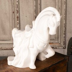 #55747 - Vintage&nbsp;Stylized&nbsp;Plaster&nbsp;Horse&nbsp;Statue&nbsp;image