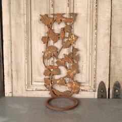 #55867 - 12x28&nbsp;Rusty&nbsp;Wrought&nbsp;Iron&nbsp;Wall&nbsp;Planter&nbsp;Holder&nbsp;image