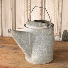 #55900 - Antique&nbsp;Galvanized&nbsp;Metal&nbsp;Watering&nbsp;Can&nbsp;image