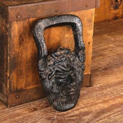 #55912 - Cast&nbsp;Iron&nbsp;Lion&nbsp;Garden&nbsp;Urn&nbsp;Planter&nbsp;Handle&nbsp;image