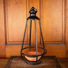 #55929 - 7x15&nbsp;Hanging&nbsp;Metal&nbsp;Planter&nbsp;/&nbsp;Candle&nbsp;Holder&nbsp;image
