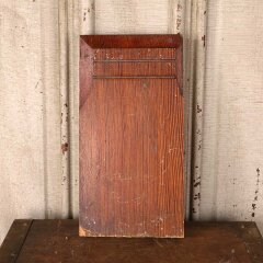 #55979 - 6x11&nbsp;Antique&nbsp;Wood&nbsp;Door&nbsp;Plinth&nbsp;Trim&nbsp;Block&nbsp;image