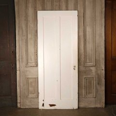 #55983 - 32x80&nbsp;Antique&nbsp;2&nbsp;Panel&nbsp;Wood&nbsp;Interior&nbsp;Door&nbsp;image