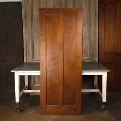 #55987 - 30x77&nbsp;Antique&nbsp;2&nbsp;Panel&nbsp;Wood&nbsp;Interior&nbsp;Door&nbsp;image