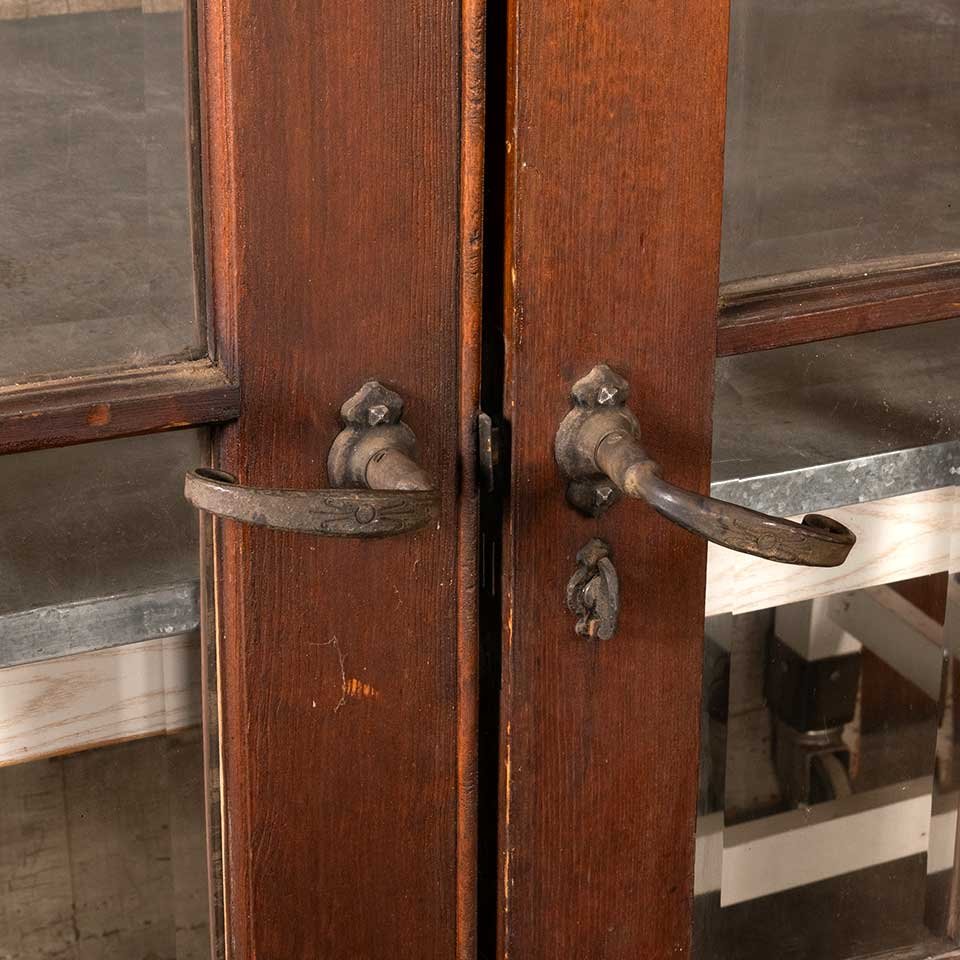 60x84 Antique Arched French Entry Doors image 3