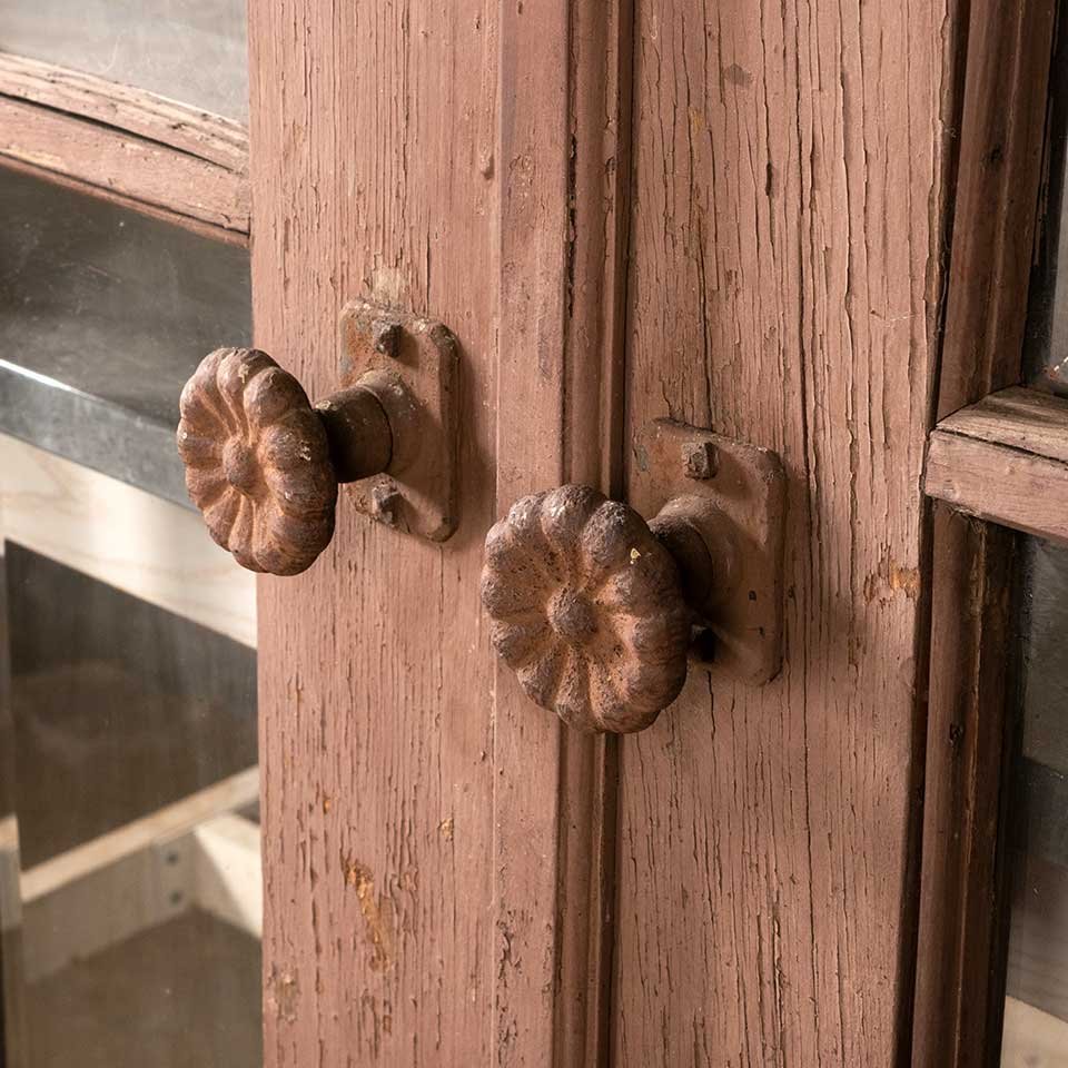 60x84 Antique Arched French Entry Doors image 8
