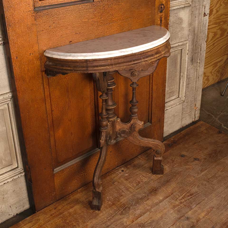 29x33 Repurposed Victorian Parlor Table image 7
