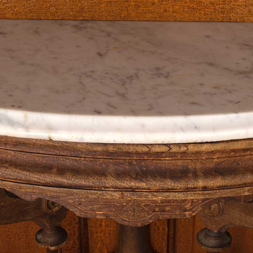 29x33 Repurposed Victorian Parlor Table image 8