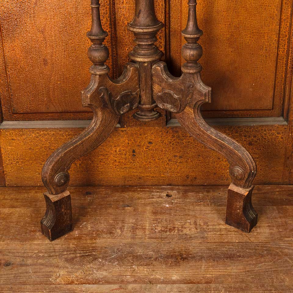 29x33 Repurposed Victorian Parlor Table image 2