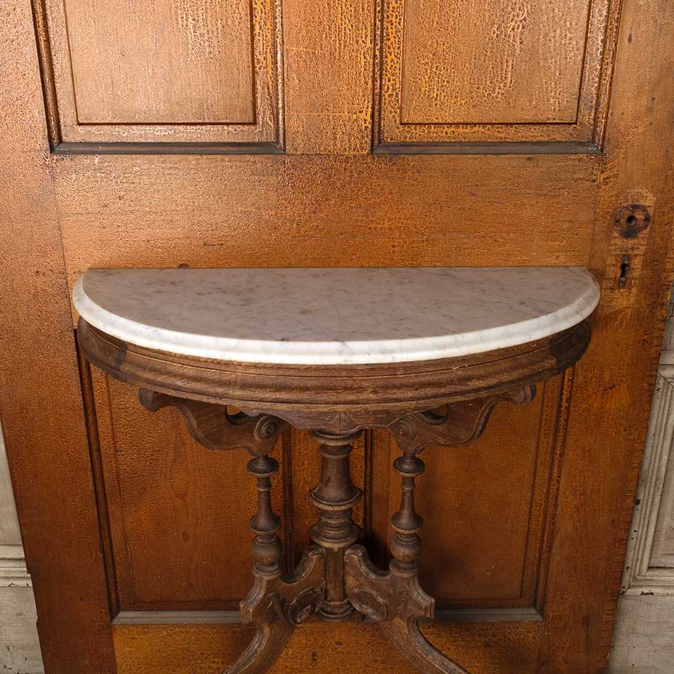 29x33 Repurposed Victorian Parlor Table image 4