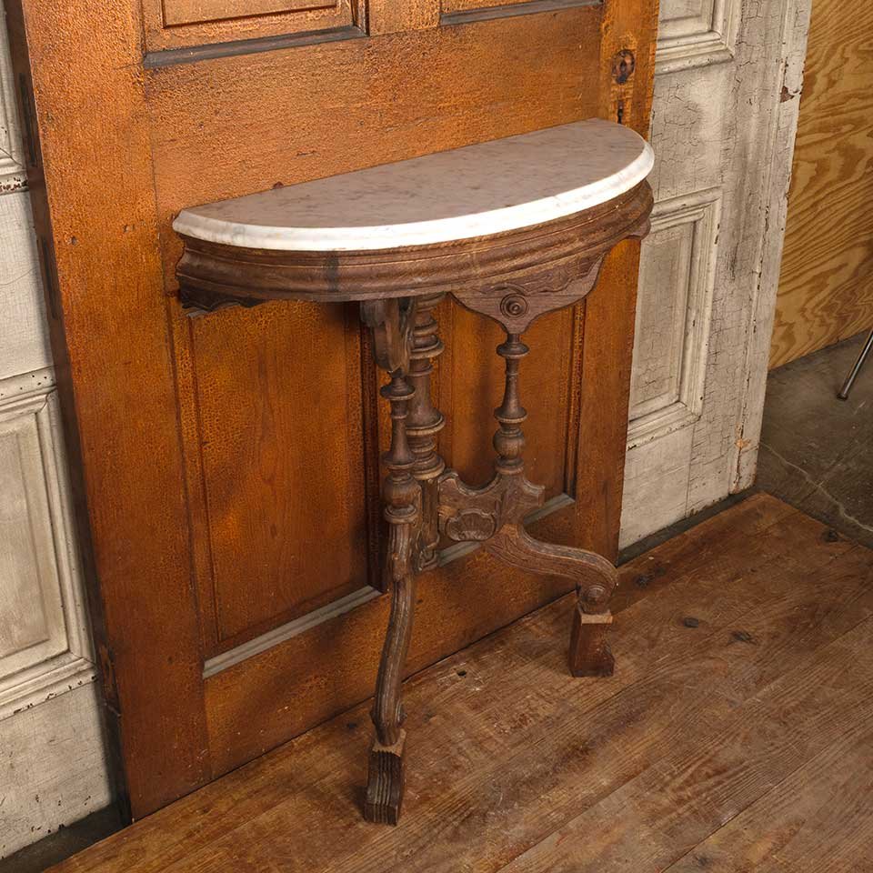 29x33 Repurposed Victorian Parlor Table image 5