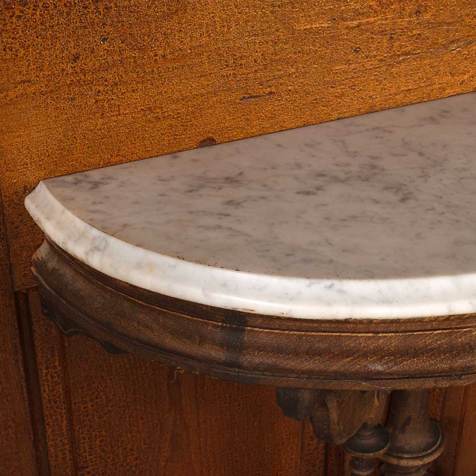 29x33 Repurposed Victorian Parlor Table image 6