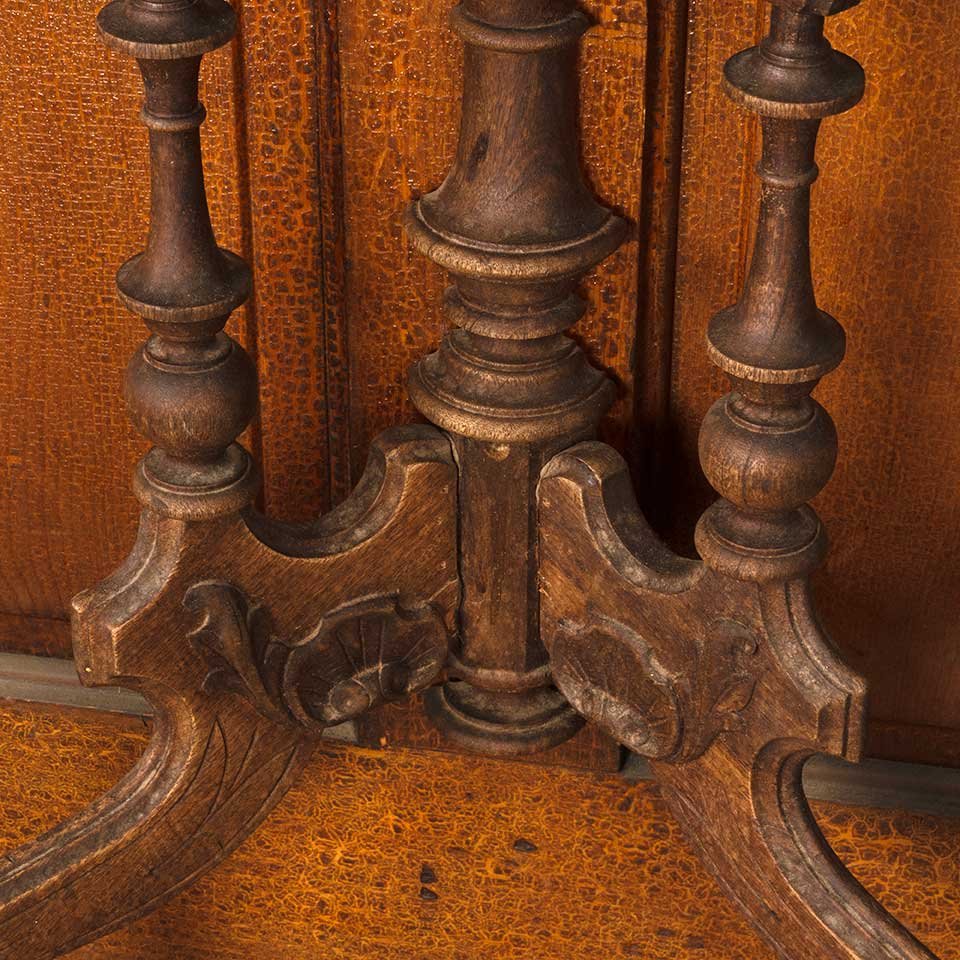 29x33 Repurposed Victorian Parlor Table image 7
