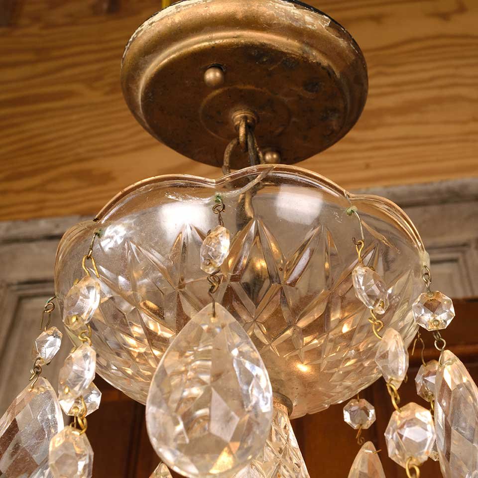 18" Antique 5 Bulb Chandelier Light Fixture image 8